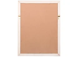 Wandspiegel LOLA rechteckig mit Holz Rahmen in Gold 34 x 45cm