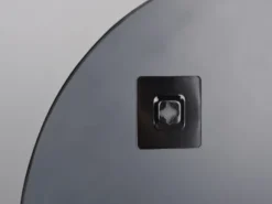 Wandspiegel MILA mit schwarzem Rahmen - Metallspiegel Ø50cm