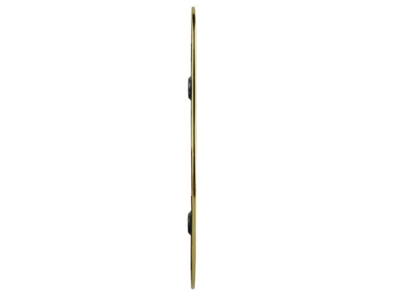 Wandspiegel VELINA 3er Set mit Metallrahmen in Gold