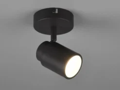 Wandstrahler Badezimmerlampe Schwarz, Tiefe 15,5cm inkl. GU10 LED