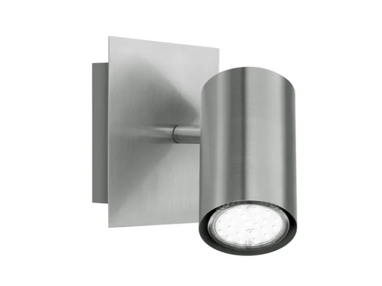 Wandstrahler MARLEY Silber, GU10-Sockel, Breite 12cm