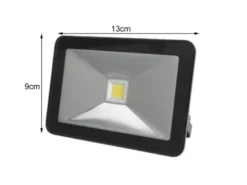 10 Watt LED Strahler 2er SET, 4000 Kelvin Neutralweiß, IP65, 9x13cm