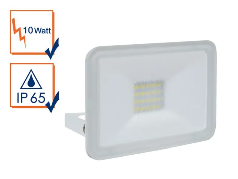 10Watt LED Strahler / Fluter mit Befestigungsbügel, IP65, Fassadenbeleuchtung