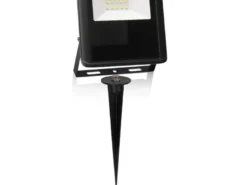 10 Watt LED Strahler SET Montagehalterung & Erdspieß, Neutralweiß, IP65, 11x13cm
