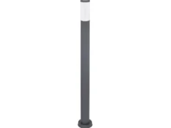 Wegeleuchte BOSTON aus Edelstahl in Anthrazit & Opal, Höhe 110cm