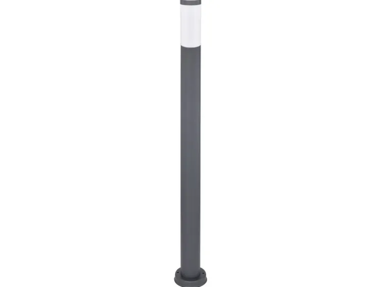 Wegeleuchte BOSTON aus Edelstahl in Anthrazit & Opal, Höhe 110cm