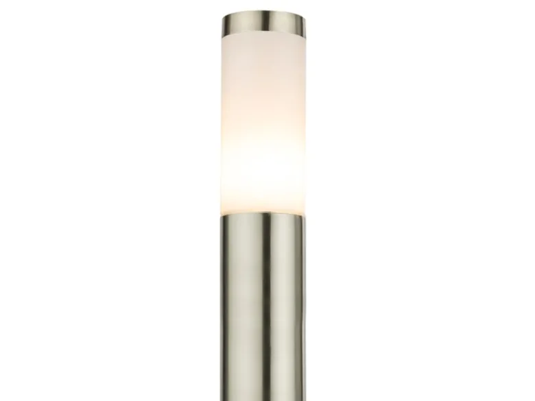 Wegeleuchte BOSTON aus Edelstahl Silber mit Bewegungsmelder, Höhe 110cm
