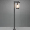 Wegeleuchte CAVADO Laterne aus Aluminium Anthrazit, Höhe 100cm