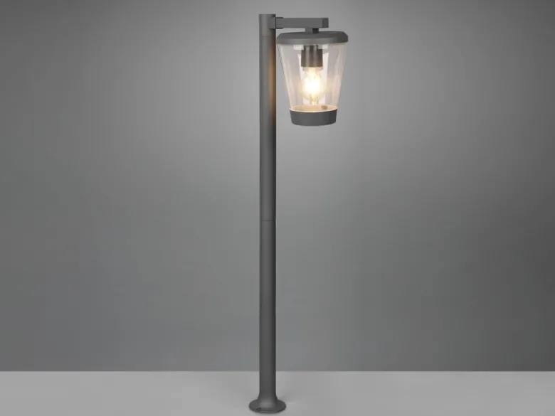 Wegeleuchte CAVADO Laterne aus Aluminium Anthrazit, Höhe 100cm