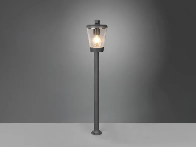 Wegeleuchte CAVADO Laterne aus Aluminium Anthrazit, Höhe 100cm