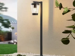 Wegeleuchte CAVADO Laterne aus Aluminium Anthrazit, Höhe 100cm