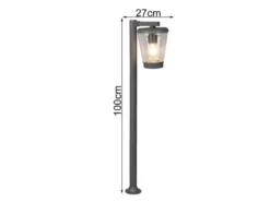 Wegeleuchte CAVADO Laterne aus Aluminium Anthrazit, Höhe 100cm