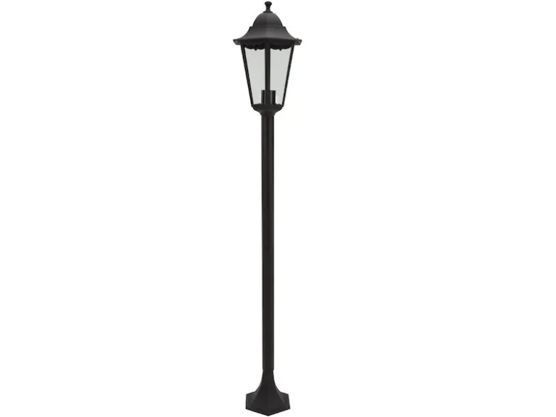 Wegeleuchte CLASSICO Gartenlaterne im Landhausstil, Schwarz, Höhe 125cm