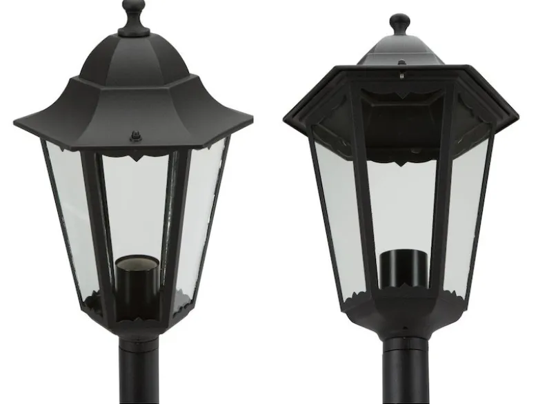 Wegeleuchte CLASSICO Gartenlaterne im Landhausstil, Schwarz, Höhe 125cm