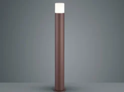 Wegeleuchte HOOSIC aus Aluminium in Rostoptik E27, Höhe 80cm