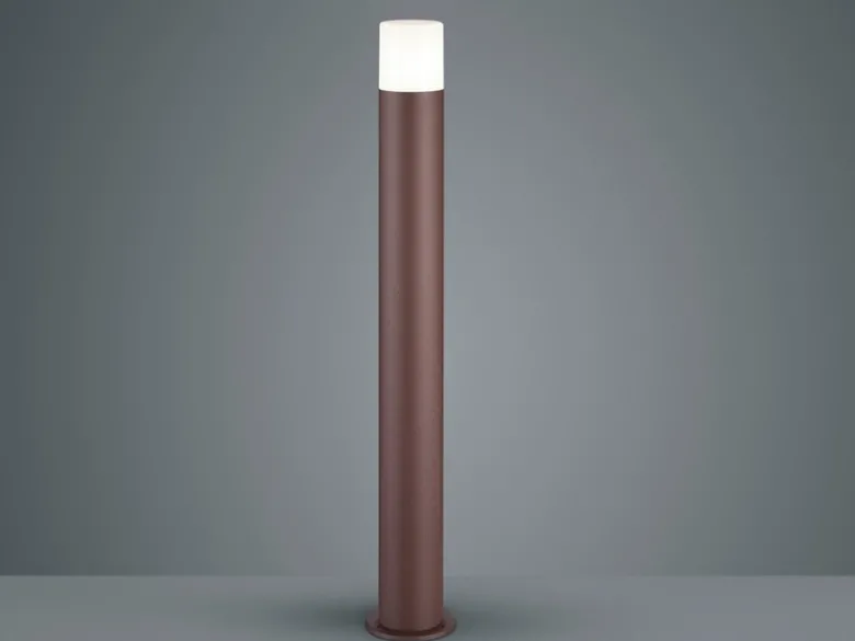 Wegeleuchte HOOSIC aus Aluminium in Rostoptik E27, Höhe 80cm