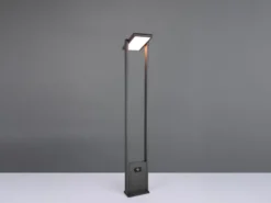 Wegeleuchte MALAWI mit Solar und Strom, Hybrid mit Bewegungsmelder Höhe 101cm