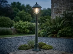 Wegeleuchte PARMA Gartenlaterne im Landhausstil, Grün Höhe 118cm