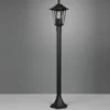 Wegeleuchte PIENZA Laterne aus Aluminium Schwarz, Höhe 100cm