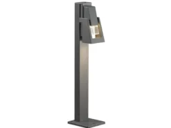 Wegeleuchte POTENZA, Aluminium anthrazit, GU10-Sockel, Höhe 100 cm, IP54