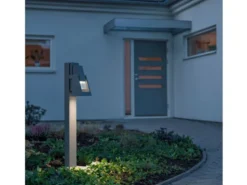 Wegeleuchte POTENZA, Aluminium anthrazit, GU10-Sockel, Höhe 100 cm, IP54