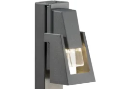 Wegeleuchte POTENZA, Aluminium anthrazit, GU10-Sockel, Höhe 100 cm, IP54