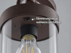 Wegeleuchte SAMBESI Laterne im Landhausstil Rostoptik, Höhe 100cm