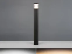 Wegeleuchte TAGUS Aluminium Anthrazit zur Reihenschaltung geeignet, Höhe 100cm