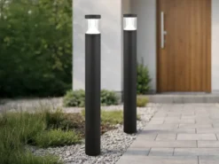 Wegeleuchte TAGUS Aluminium Anthrazit zur Reihenschaltung geeignet, Höhe 100cm