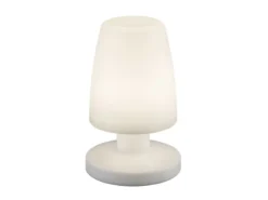 Wiederaufladbare Akku LED Tischleuchte DORA für draußen, Höhe 20cm