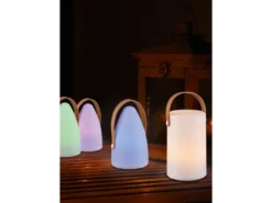 Wiederaufladbare Akku LED Tischleuchte ARUBA mit Farbwechsel, Höhe 20cm