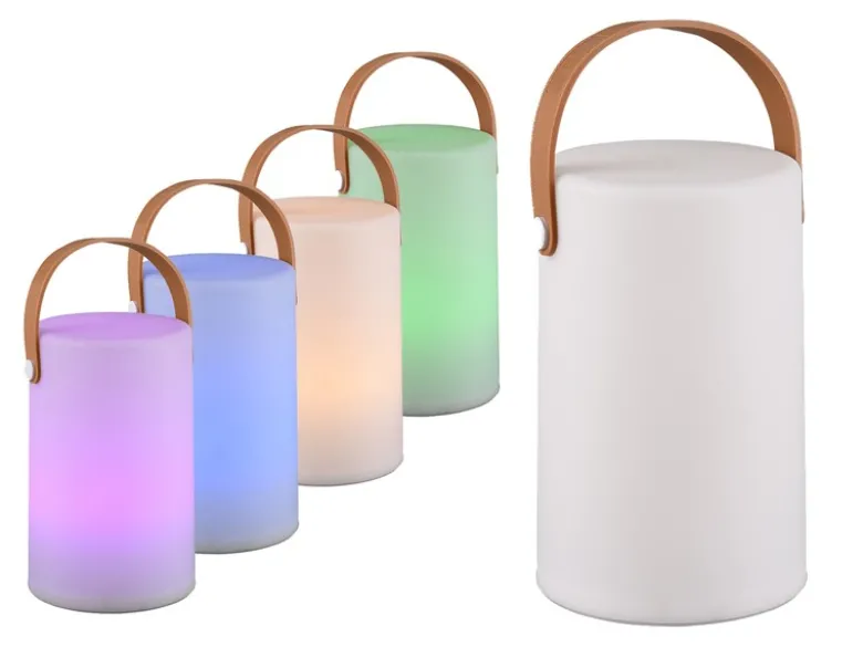 Wiederaufladbare Akku LED Tischleuchte ARUBA mit Farbwechsel, Höhe 20cm