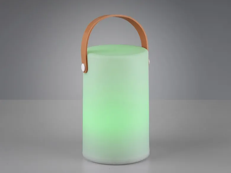 Wiederaufladbare LED Tischleuchte 2er SET Farbwechsel, Akku, USB Höhe 20cm
