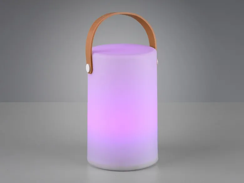 Wiederaufladbare LED Tischleuchte 2er SET Farbwechsel, Akku, USB Höhe 20cm