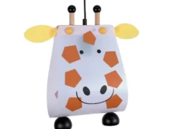 Witzige Kinderzimmerlampe tierisch leuchtende Pendelleuchte GIRAFFE
