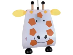 Witzige LED Kinderzimmerlampe tierisch leuchtende Pendelleuchte GIRAFFE