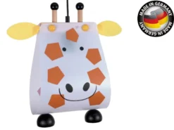 Witzige LED Kinderzimmerlampe tierisch leuchtende Pendelleuchte GIRAFFE