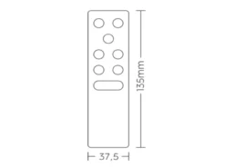 WiZ Funk-Fernbedienung Bluetooth - Alternative zur Smartphone-App