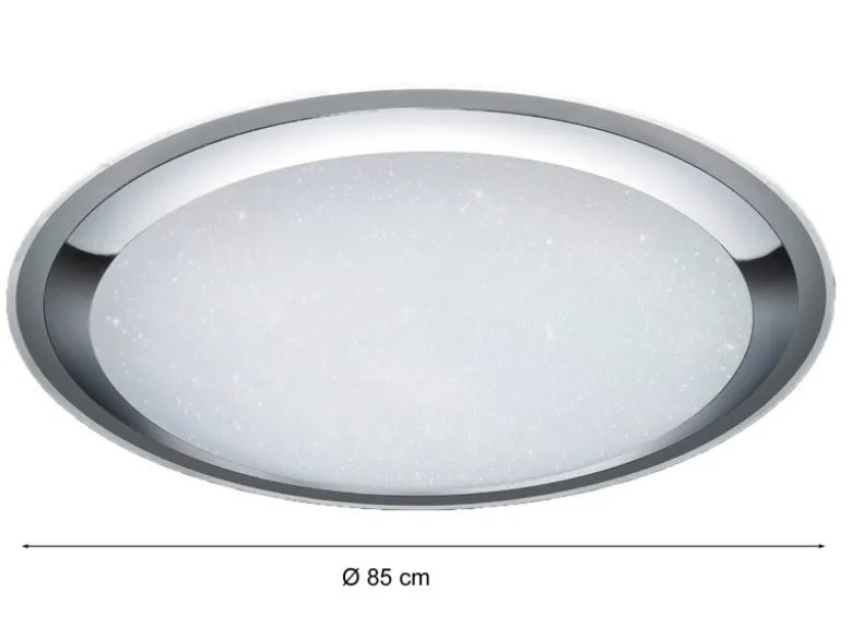 XXL LED Deckenleuchte MIKO Lichtfarbe & Dimmer per Fernbedienung, Ø 85cm