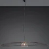 XXL Pendelleuchte LAURIS mit Gitter Lampenschirm Schwarz Gold, Ø 200cm